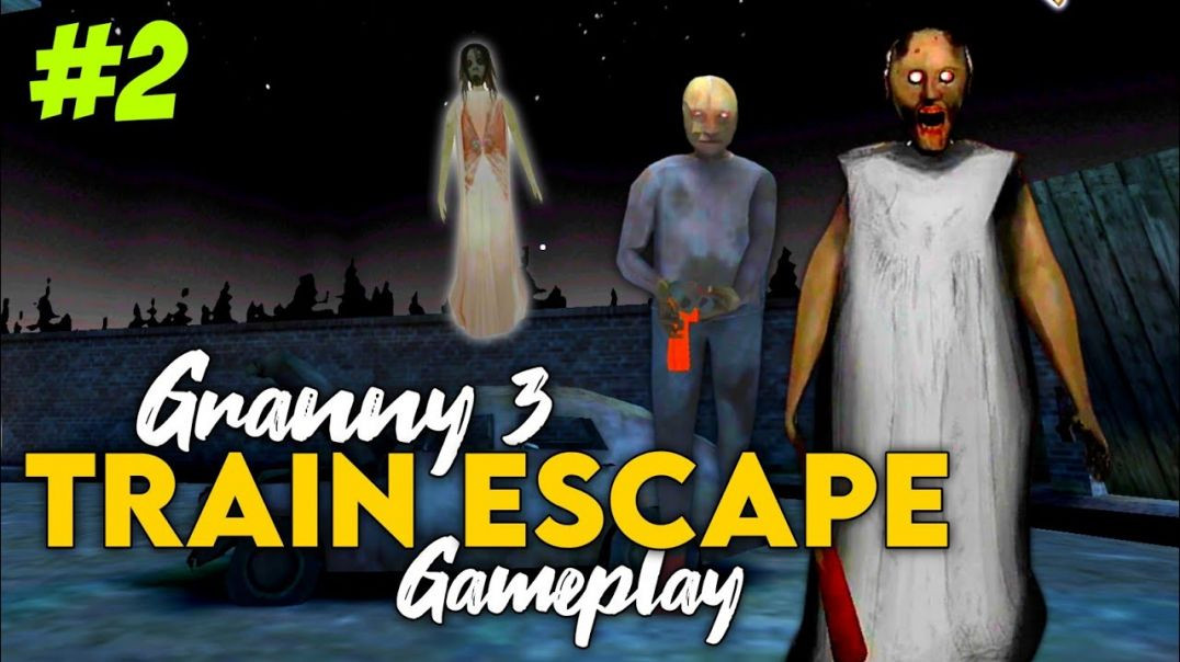 ⁣Train Escape Granny 3 New Gameplay Video Part 2 _ Indian Chronos