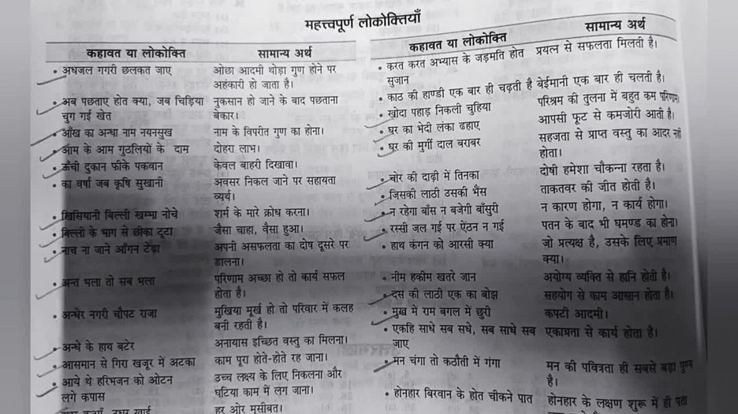 ⁣#हिन्दी कहावत_लोकोक्तियों #uptet#ctet#dsssb#lekpal  #htet @DEVGKTRICKS