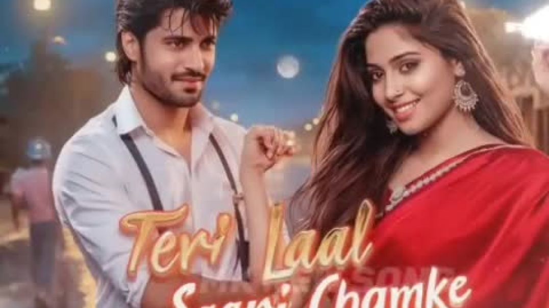 ⁣Teri lal sadi chamke hit song