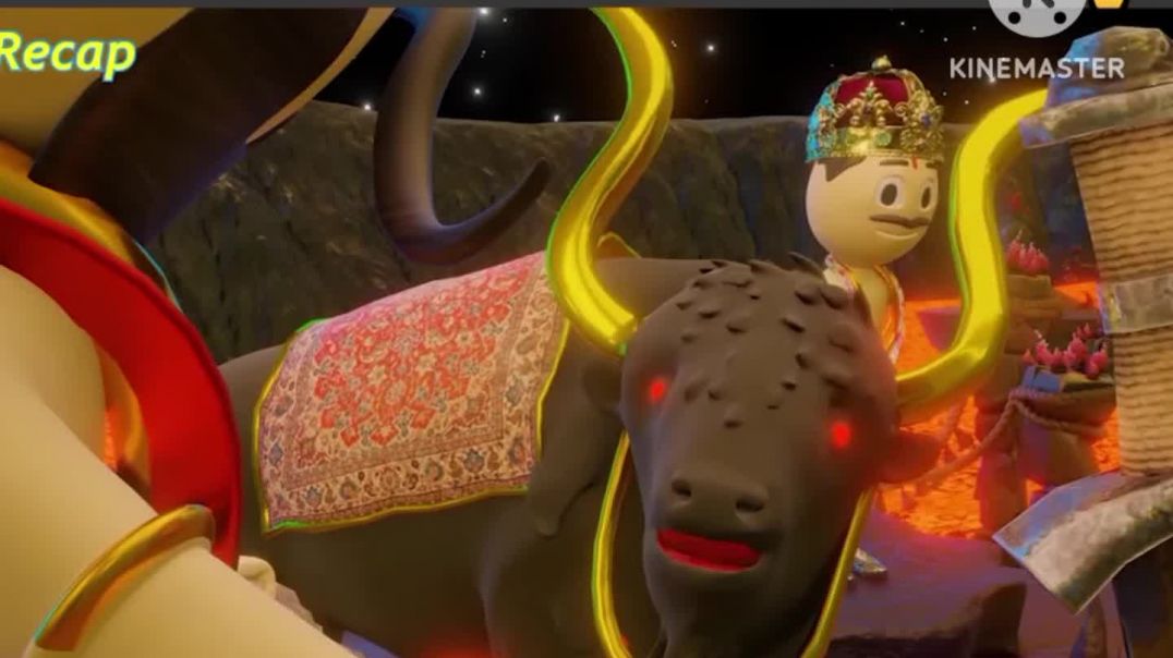 यमलोक में भैंसा और कटप्पा के बीच महा युध्य