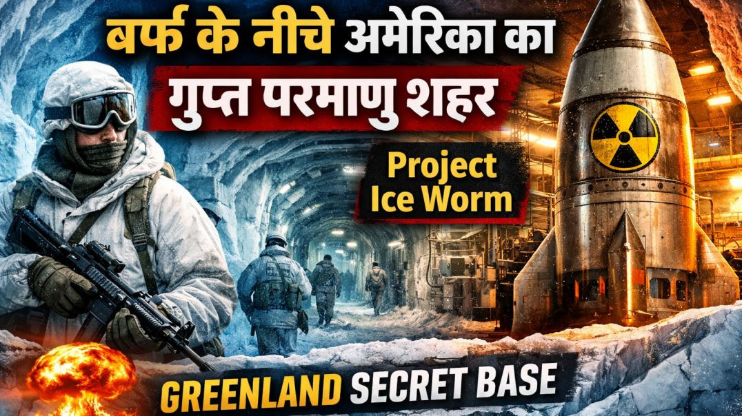 ⁣ग्रीनलैंड की बर्फ के नीचे छुपा अमेरिका का न्यूक्लियर शहर | Project Ice Worm