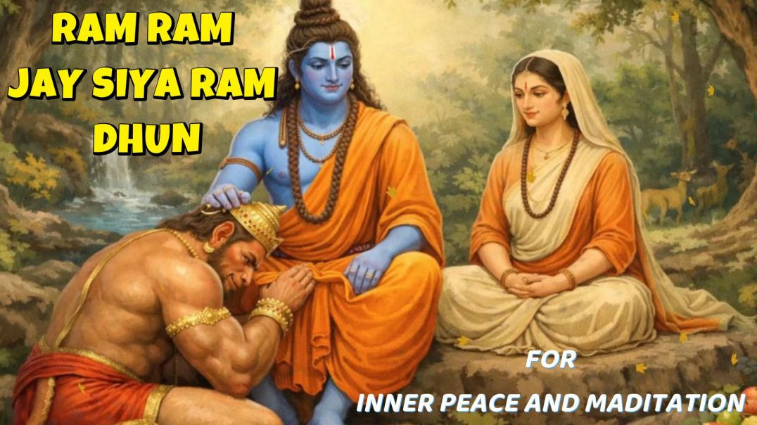 ⁣🕉️ Ram Ram Jai Siya Ram 🕉️  Ram Dhun I Ram Naam Jaap for Inner Peace & Meditation II