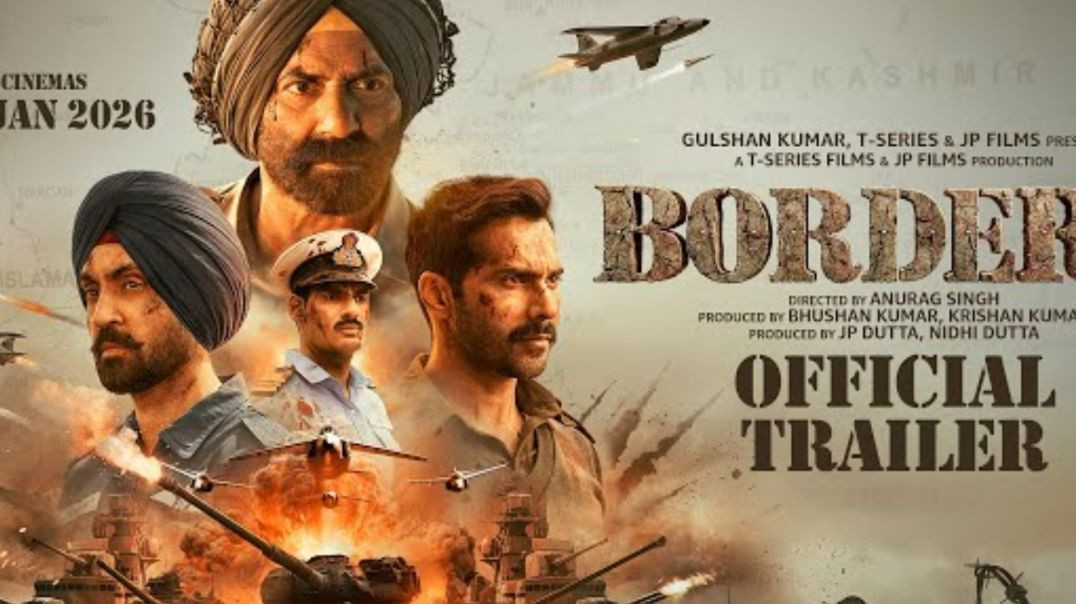 ⁣BORDER_2__Trailer____Sunny_Deol,_Varun,_Diljit,_Ahan___Anurag_S___JP_Dutta,_Bhushan_K___23-Jan-2026(