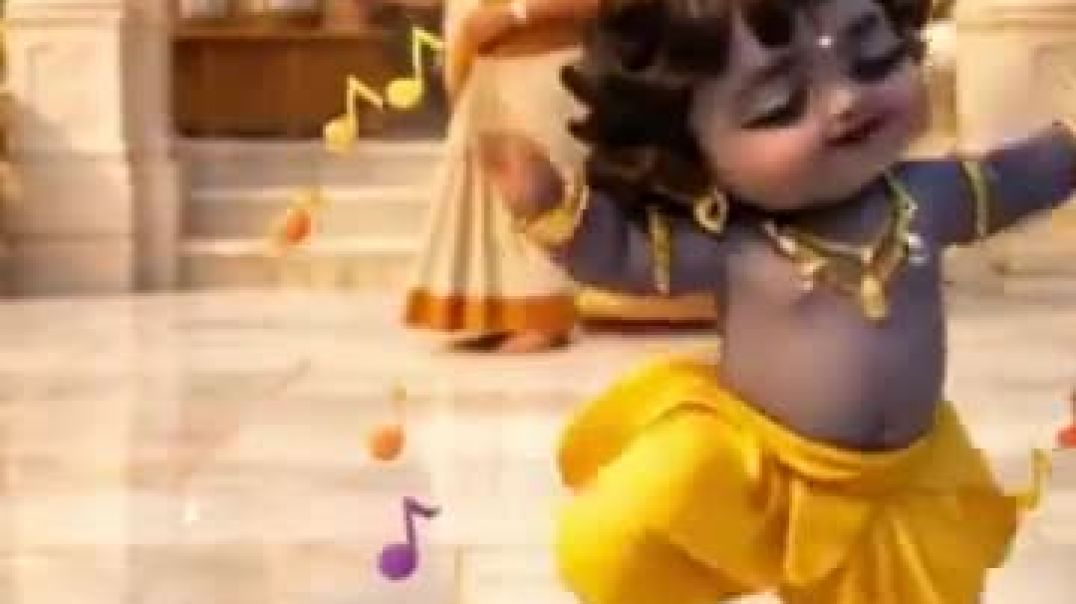 ⁣ठाकुर_जी_की_अद्भुत_बाल_लीला_😂🥰😆😂_!!_खुद_ही_गा_रहे_हैं,_नाच_रहे_हैं_🤣🥰🤣_!!_#krishnaleela_#ai_#shorts(360p)