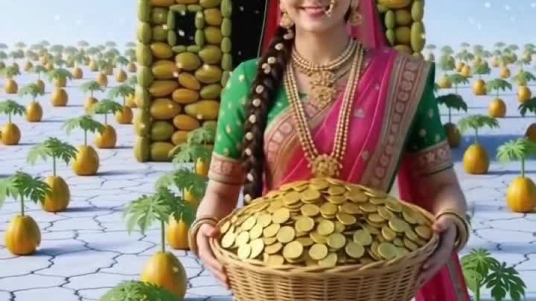 ⁣माता पार्वती का पपीते वाला घर 🏠 vs राक्षसी का शलजम 👹 | Papita kaata to nikla Sona! 😱💰