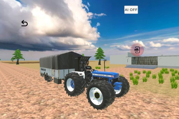 New holland 3630 4x4 and trolley