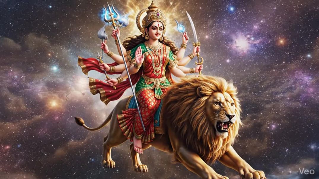माँ_दुर्गा_का_शेर_पर_वीडियो