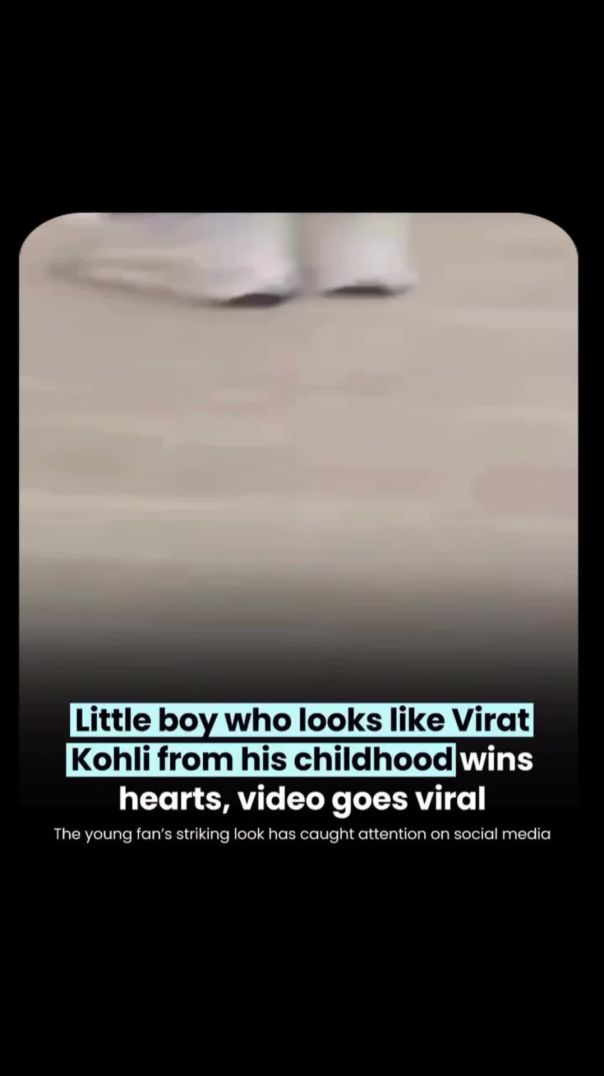 A little boy look like Virat kohli | #trending #viratkohli #littleboy #looks #cricket #clipo #apnatu