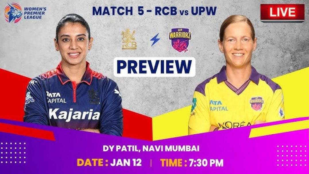 ⁣WPL MATCH NO., 5.HIGHLIGHTS 2026