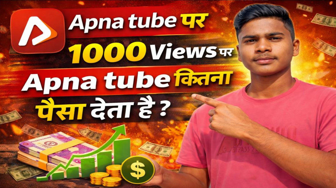 ⁣Apna Tube पर 1000 Views पर कितना पैसा मिलता है? | Apna Tube Earning Truth