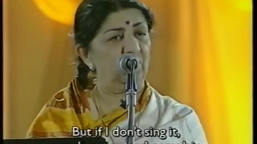 ⁣Lata Mangeshkar - Aye Mere Watan Ke Logo (Live Performance)(480P)