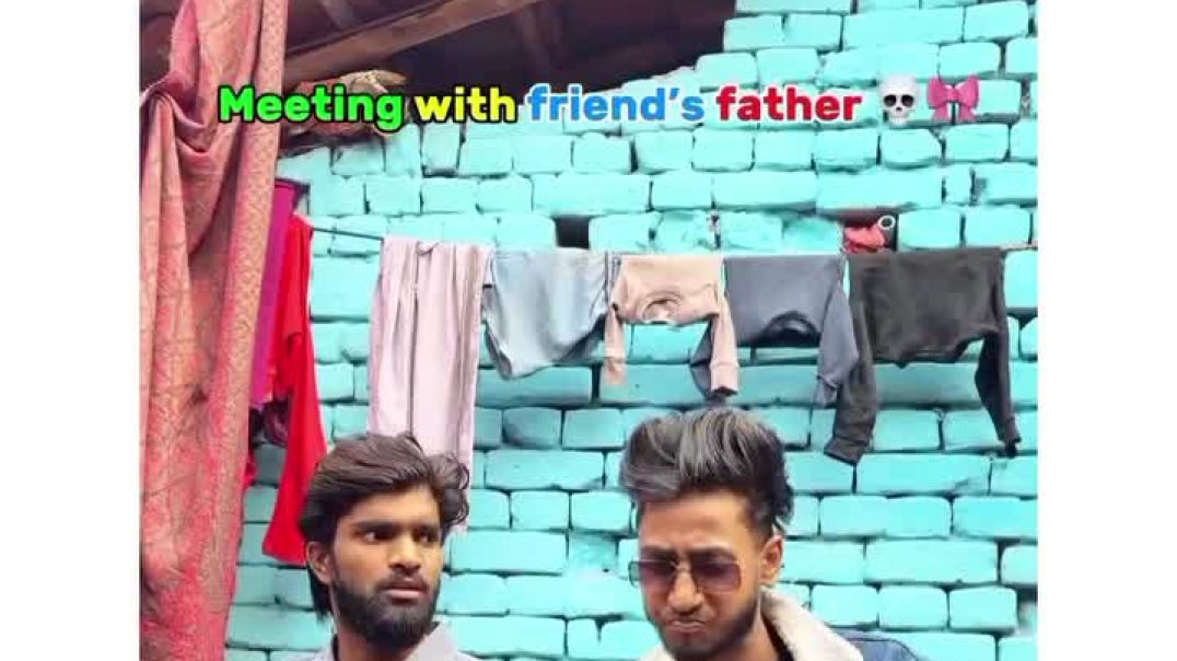 ⁣Meeting With Friends Father 😅_------------------------------------------_Credit _-_Youtube _ _Aaryan