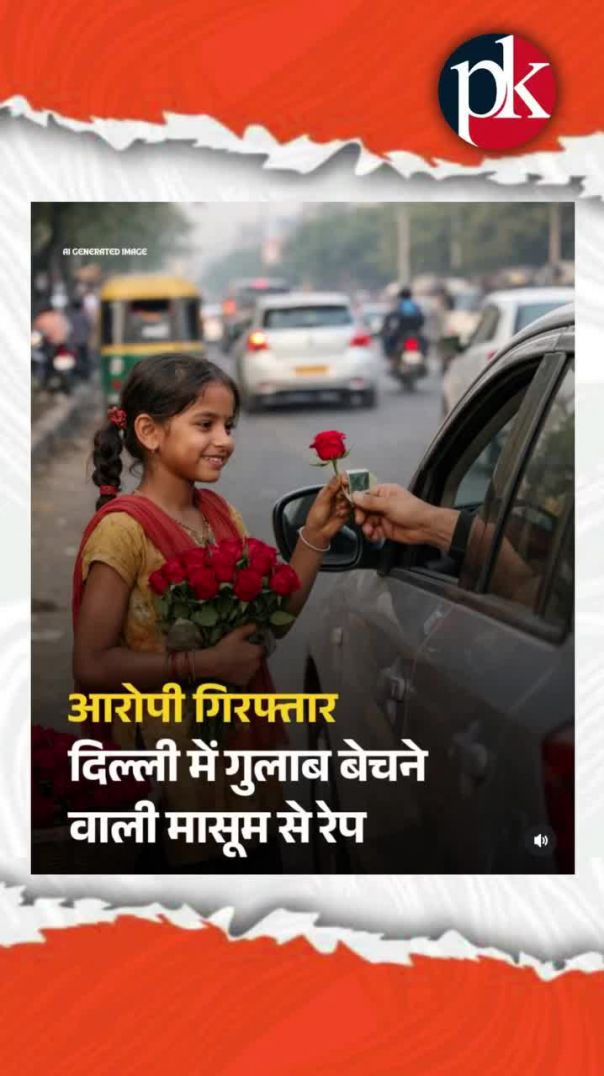 ट्रैफिक सिग्नल पर गुलाब बेचती बच्ची… और फिर हैवानियत