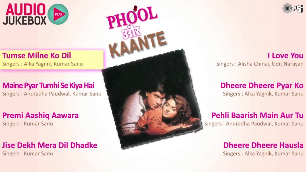 ⁣Phool Aur Kaante - Full Songs Jukebox _ Ajay_ Madhoo_ Nadeem Shravan(1080P_HD)