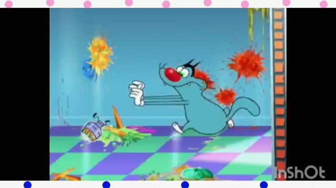 ⁣Oggy and the cockroaches in Hindi episode maya jaal