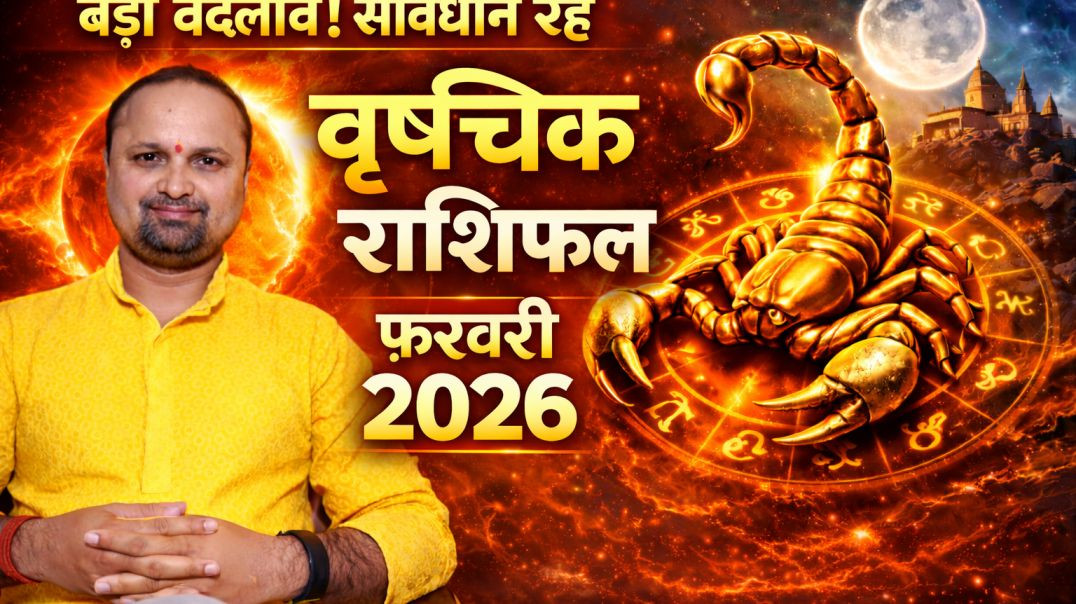⁣वृश्चिक राशिफल फरवरी 2026