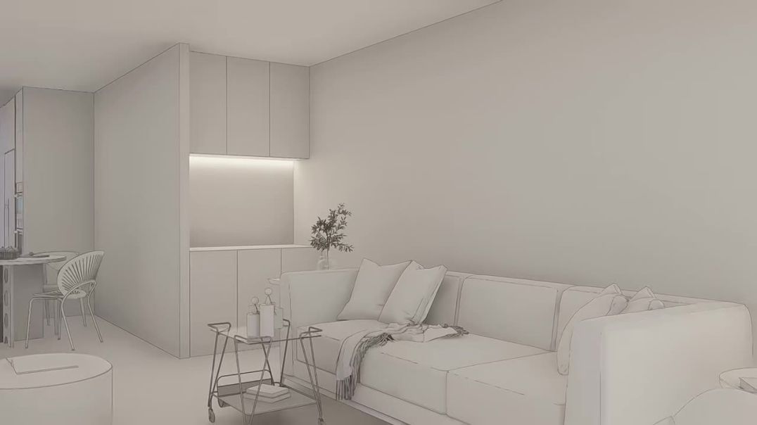 ⁣3d interior design animation short video