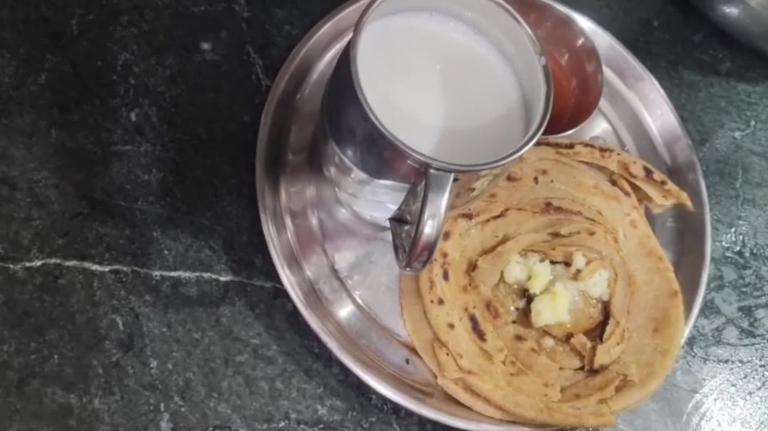 ⁣#lacha Paratha recipe#