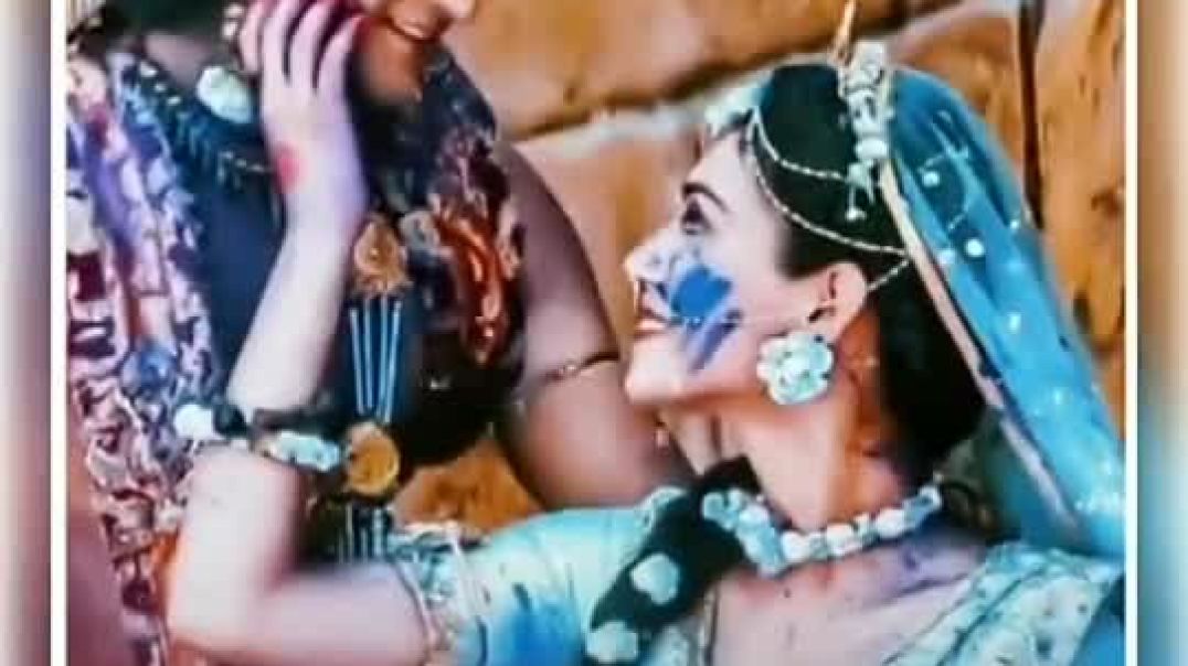 ⁣Radha Krishna video