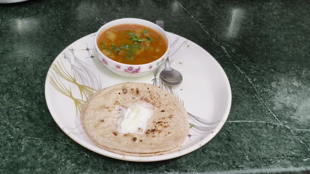 ⁣#aalu soybean recipe#
