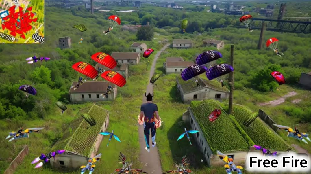 ⁣Free Fire Full Map Gameplay ☠️