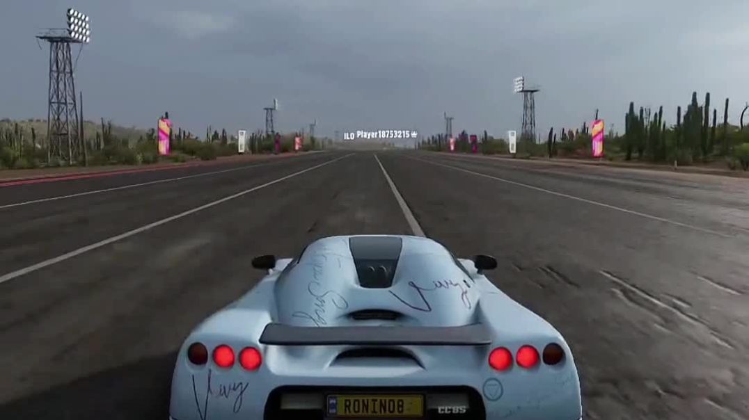 ⁣“Koenigsegg CC8S 2002 TOP SPEED Test! 💨 | Forza Horizon 5 Cinematic Run” #gamingshorts #forzahorizon