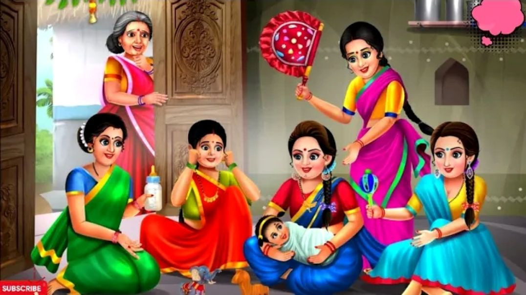 ⁣पांच बहुओं की एक बेटी _ Hindi Kahani _ Moral Stories _ Saas Bahu _ Bedtime Stories _ Hindi Kahaniya