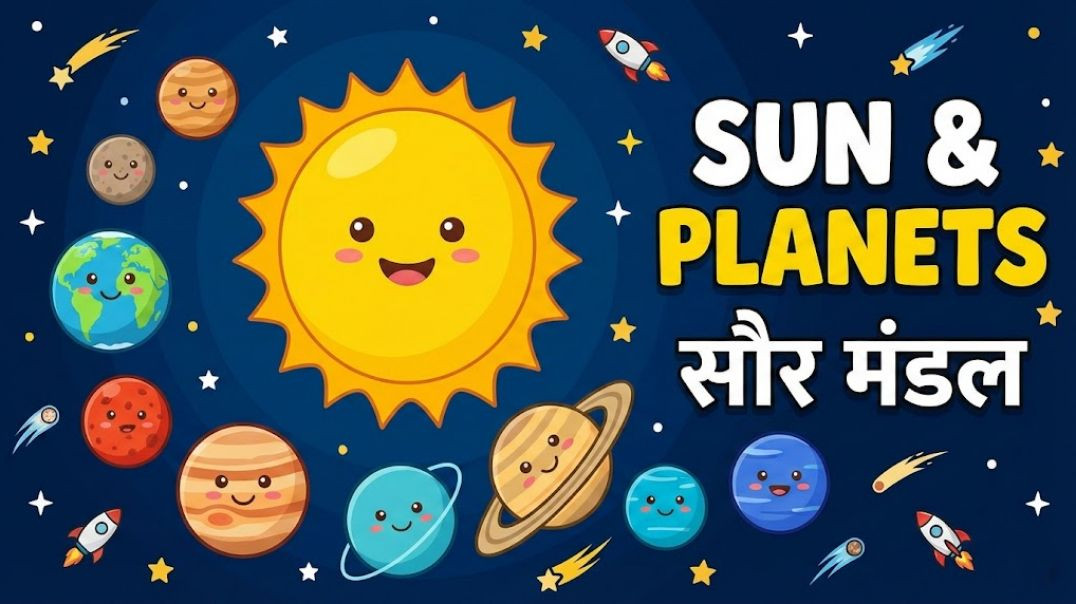 ⁣Solar System for Kids | सौर मंडल की पूरी जानकारी