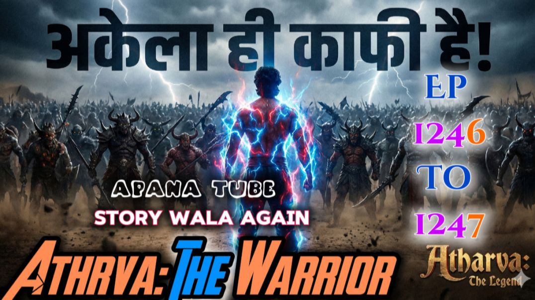 ⁣👊Athrva: The Warrior | New Ep 1244 To 1245 | Hindi Audio Novel Story | @StoryWala