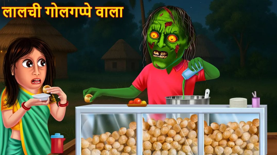 ⁣लालची गोलगप्पे वाला | Greedy Ghost | Haunted Stories | Chudail Ki Kahaniya | Horror Stories in Hindi