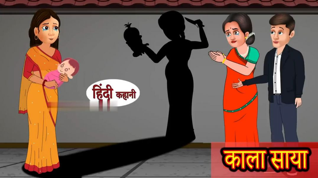 ⁣काला साया _ Horror Stories in Hindi _ Hindi Kahaniya _ Moral Stories in Hindi _ Ghost Stories(720P_H