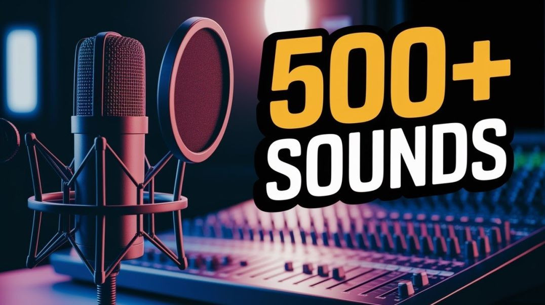 ⁣500 + sound effects free copyright sound effects
