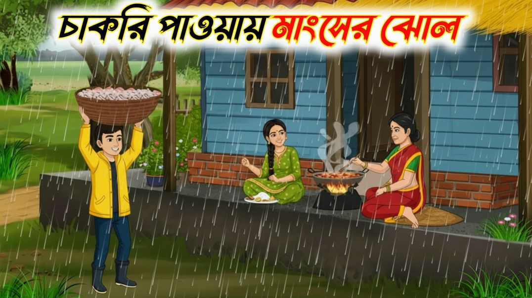 ⁣চাকরি পাওয়ায় মাংসের ঝোল | Bangla Moral Story | ঠাকুমার ঝুলি