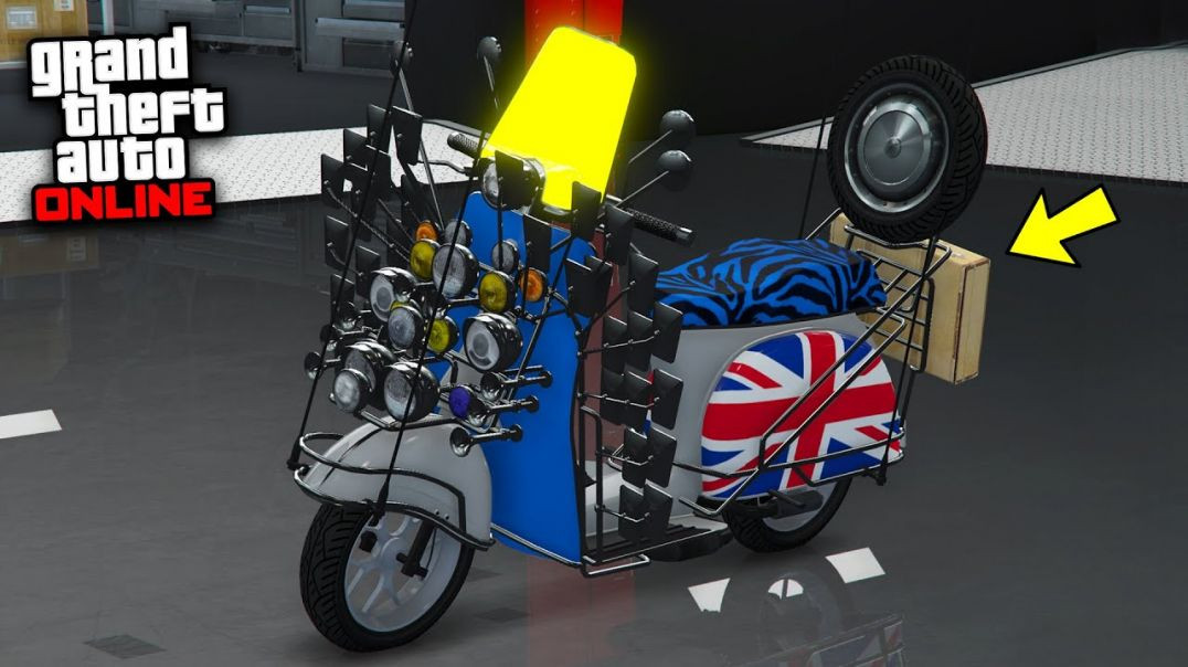 ⁣GTA 5 - PAST DLC Vehicle Customization - Pegassi Faggio Mod (Piaggio Vespa)