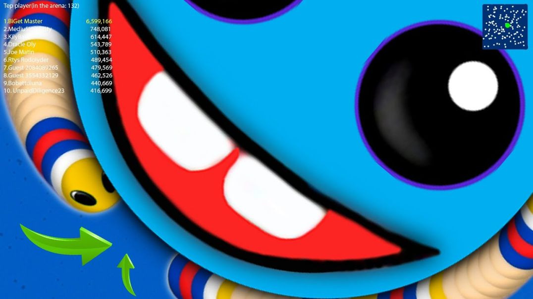 ⁣Crazy Snake Game Gameplay – Noob to Pro