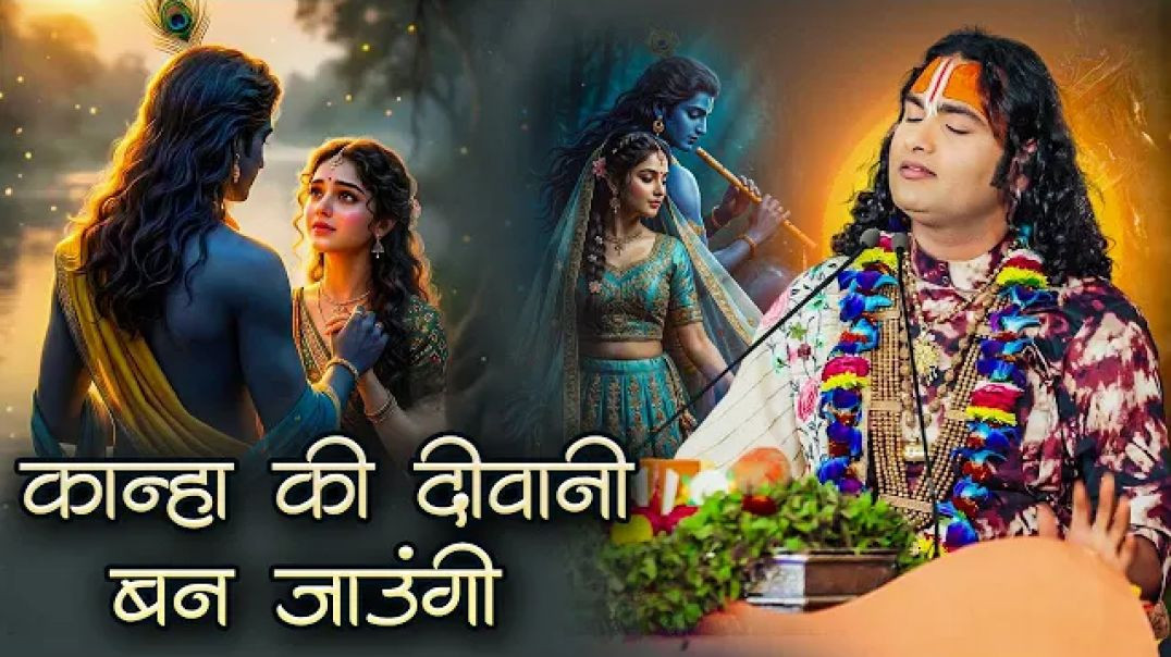 ⁣कान्हा की दीवानी बन जाउंगी | Kanha Ki Deewani Ban Jaungi | अनिरुद्धाचार्य जी महाराज