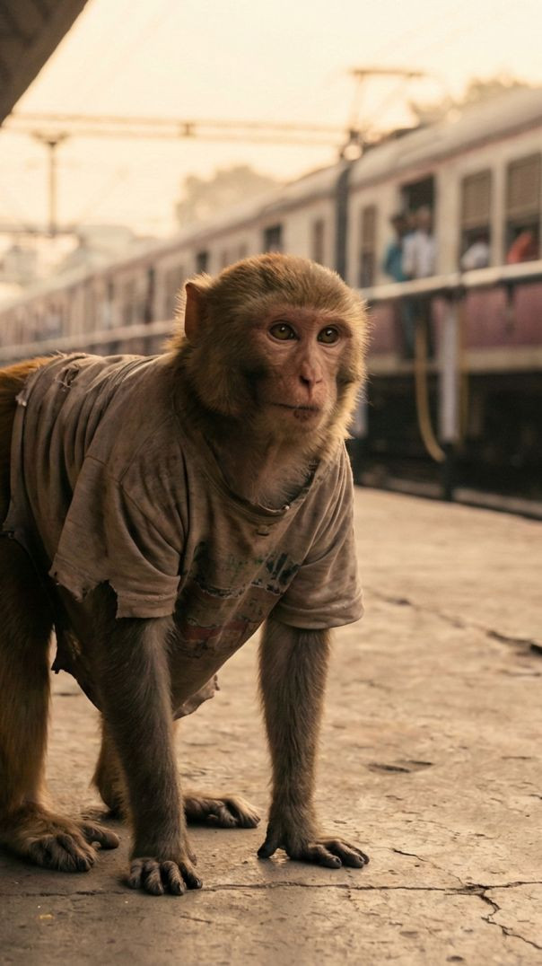 रील नहीं, रियल मेहनत! 🐒💪 | गरीब बंदर की मज़ेदार कहानी