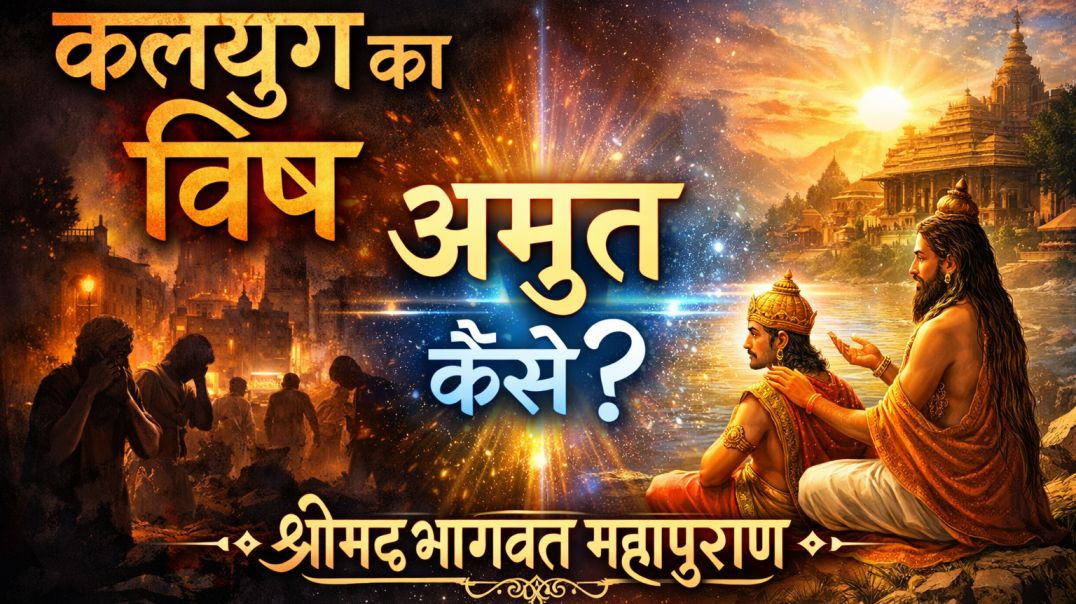 ⁣कलयुग का विष अमृत कैसे बनता है? | श्रीमद्भागवत महापुराण