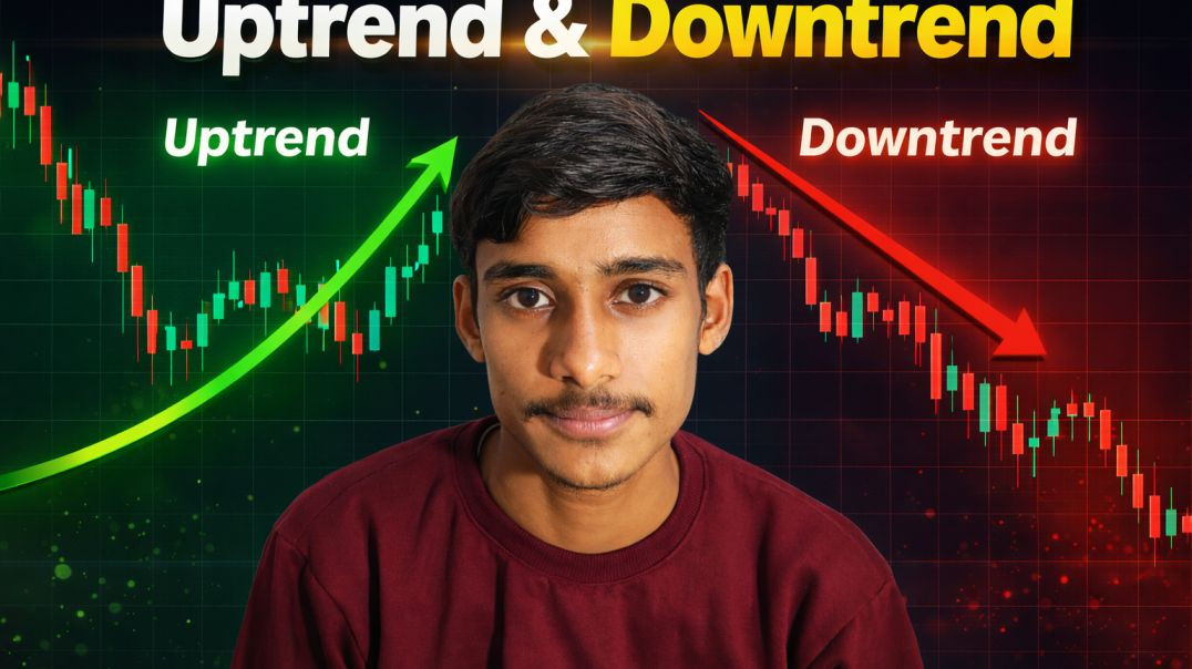 ⁣Uptrend aur Downtrend Kya Hota Hai? | Market Trend Samjho 📈📉