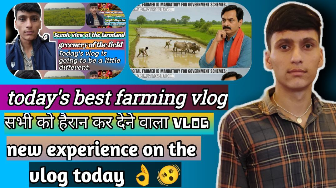⁣Aaj ka farming vlogs