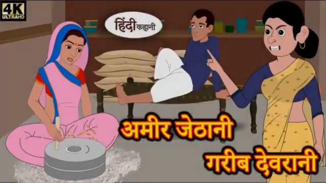 ⁣देवरानी जेठानी का एक नौकर - Kahani _ Hindi Story _ Moral Stories _ Hindi Stories _ Bedtime Stories(3