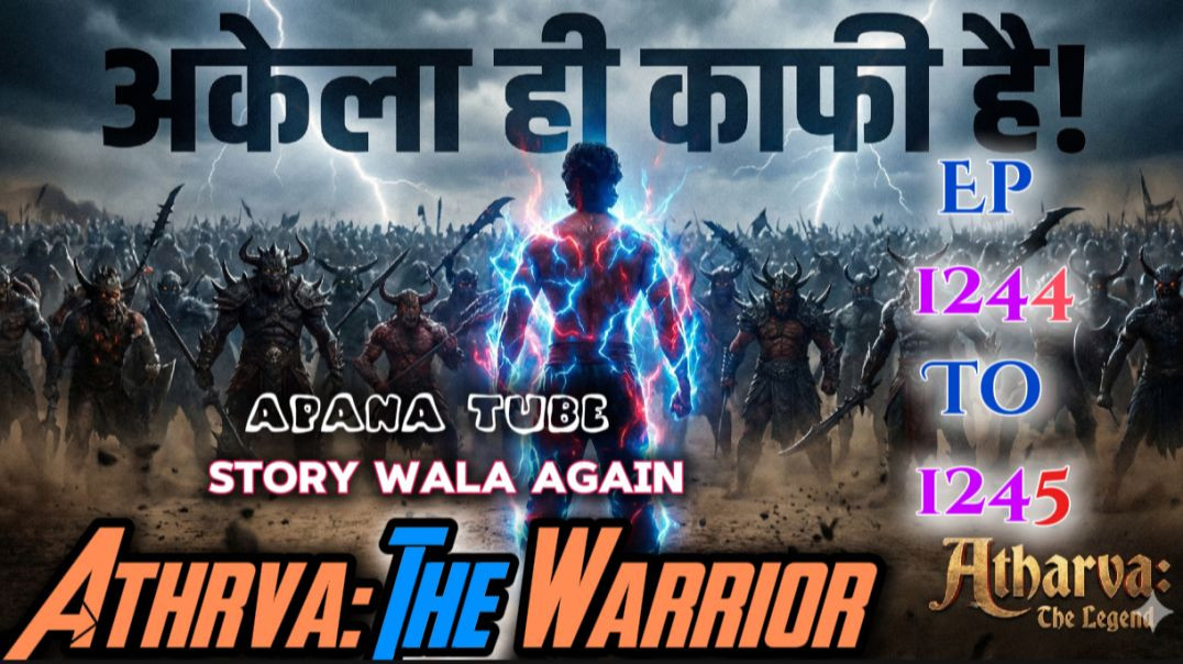 ⁣👊⁣⁣⁣⁣⁣⁣⁣⁣Athrva: The Warrior | New Ep 1244 To 1245 | Hindi Audio Novel Story |