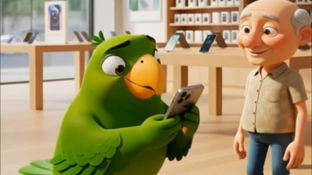 ⁣Parrots enjoy in iPhone and Surprised a iPhone  🫢 #parrot #ai #shorts #Atshorts #iphone