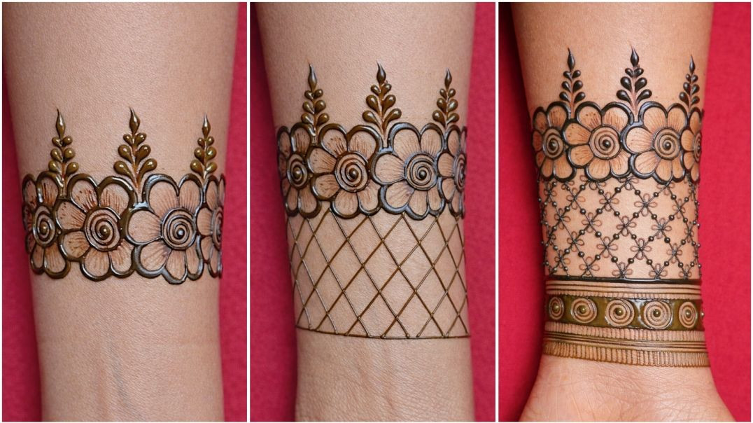 ⁣Front Hand Simple Mehndi Design | Easy & Beautiful