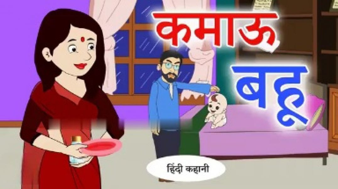 ⁣कमाऊ बहू | Hindi Kahaniya | Bedtime Moral Stories | Hindi Fairy Tales | Saas Bahu Kahani