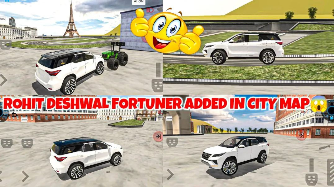 ⁣😍 Rohit Deshwal Fortuner Entry | Indian Desi Life Simulator 3D | New Update