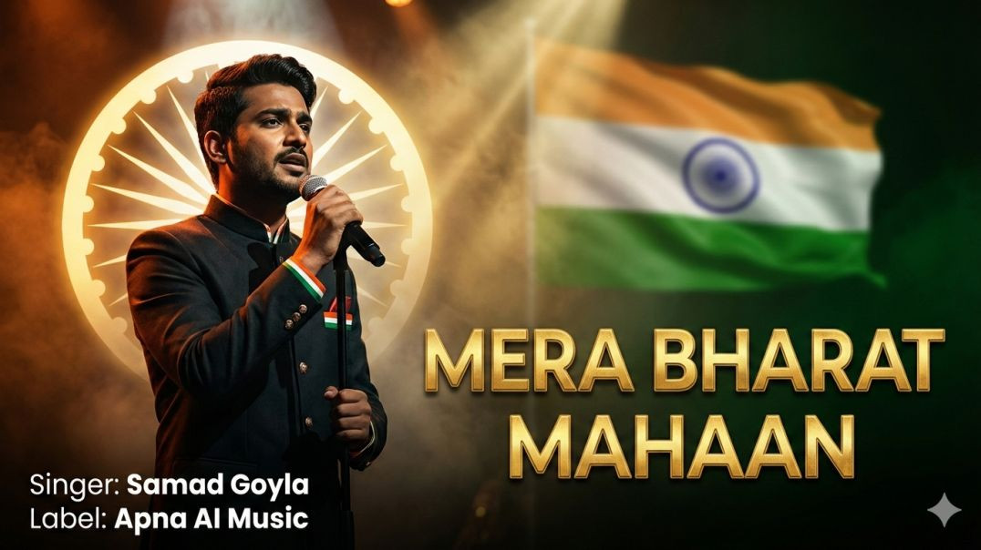 ⁣Mera Bharat Mahaan 🇮🇳 | Patriotic Song 2026 | Desh Bhakti Song | Apna AI Music