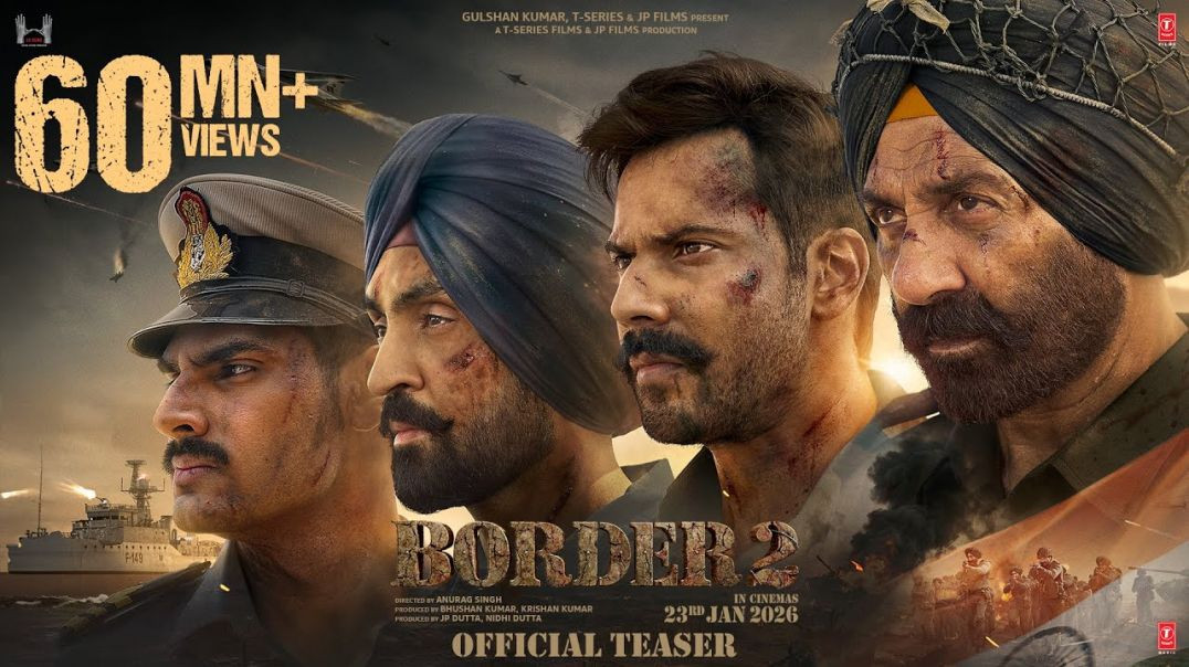 BORDER_2__Teaser___Sunny_Deol,_Varun_D,_Diljit,_Ahan___Anurag_S___JP_Dutta,_Bhushan_K___23-Jan-2026(