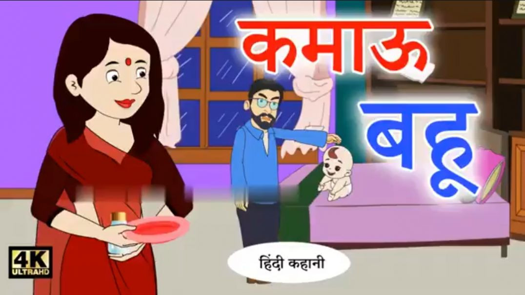 ⁣कमाऊ बहू Hindi Kahaniya _ Bedtime Moral Stories _ Hindi Fairy Tales _ Hindi Kahaniyan TV _ New Story