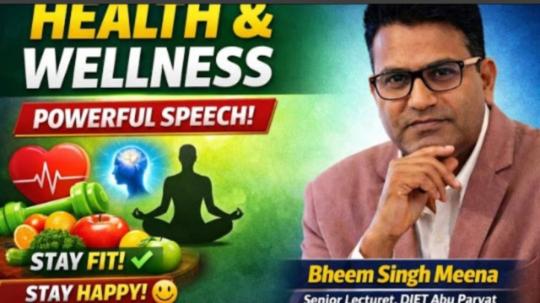 ⁣My speech on health & wellness